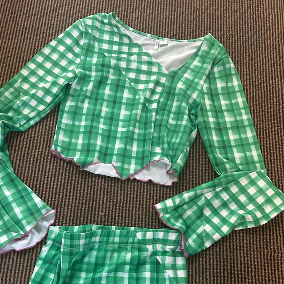 Green Matching Skirt Set - Picture 4 of 8